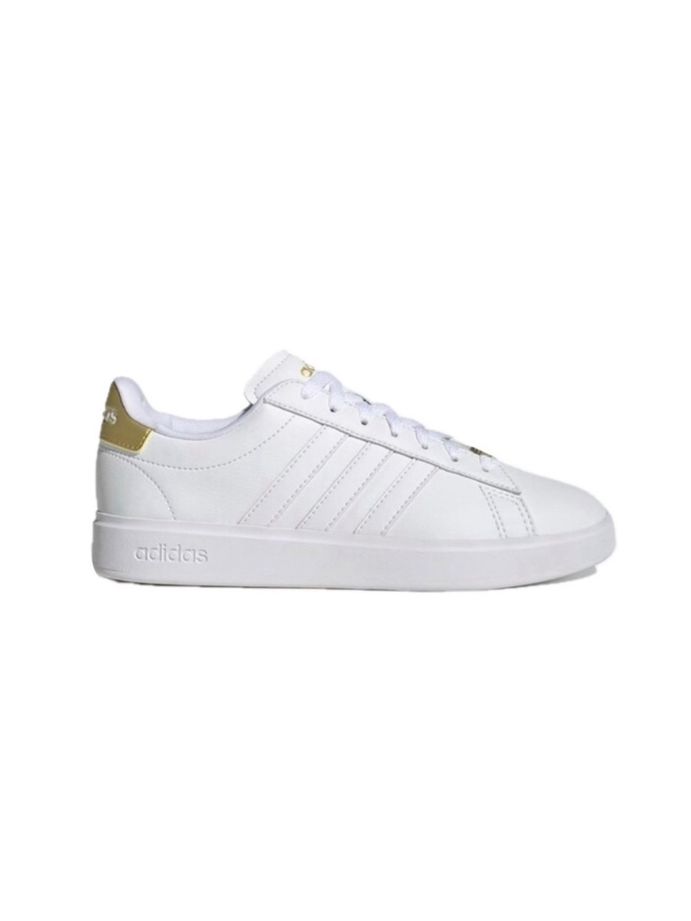 Adidas Gold Foil Grand Court Cloudfoam Lifestyle Court Comfort Style Sneakers